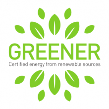 GREENER Certified energy from renewable sources