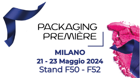 PACKAGING PREMIERE - MILANO - 21-23 Maggio 2024 - Stand F50-F52